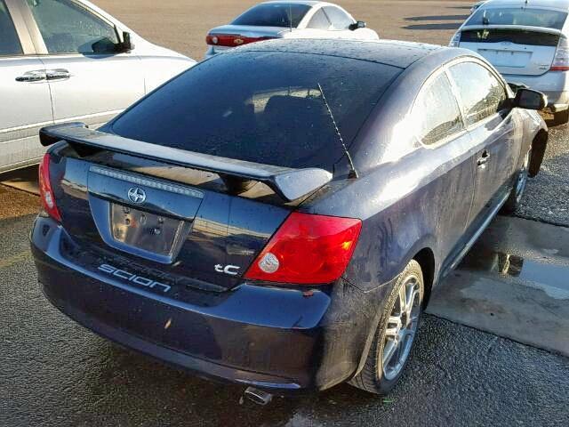 JTKDE167870176018 - 2007 TOYOTA SCION TC BLUE photo 4