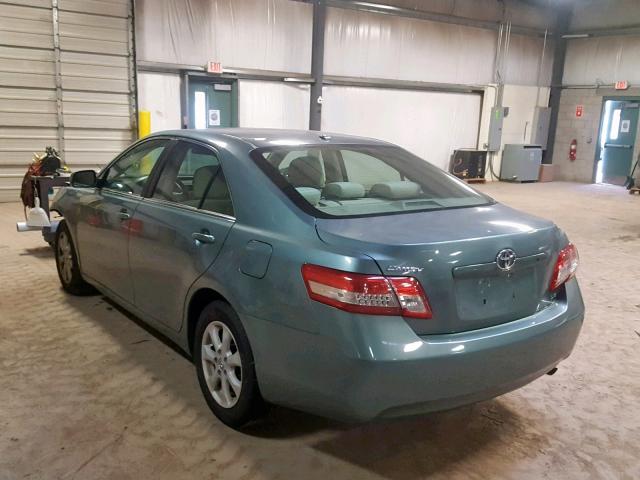 4T1BF3EK1AU537209 - 2010 TOYOTA CAMRY BASE 青色 照片 3