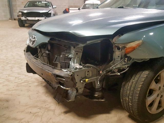 4T1BF3EK1AU537209 - 2010 TOYOTA CAMRY BASE 青色 照片 9