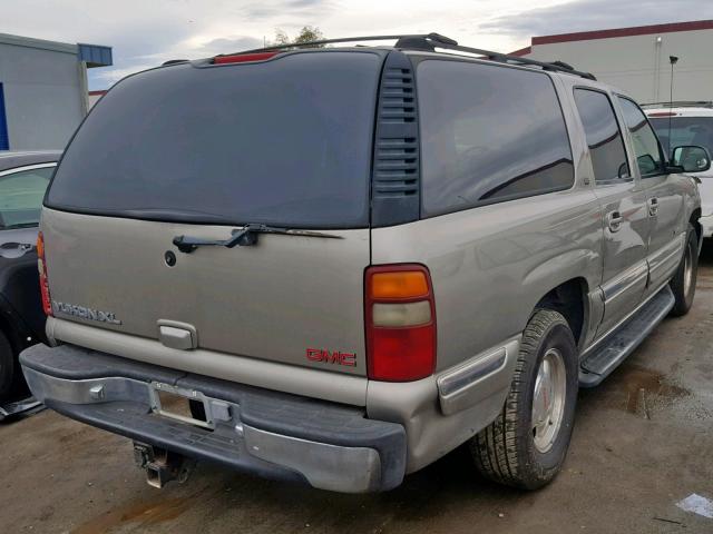 3GKFK16T5YG111957 - 2000 GMC YUKON XL K TAN photo 4