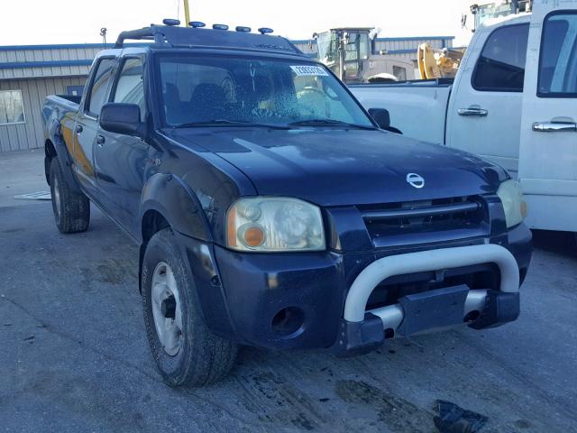 1N6MD29Y22C375395 - 2002 NISSAN FRONTIER C BLACK photo 1