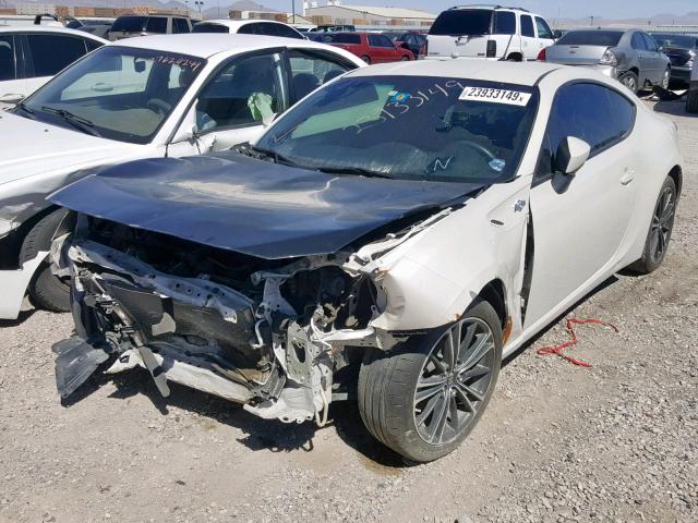 JF1ZNAA15D1723127 - 2013 TOYOTA SCION FR-S WHITE photo 2