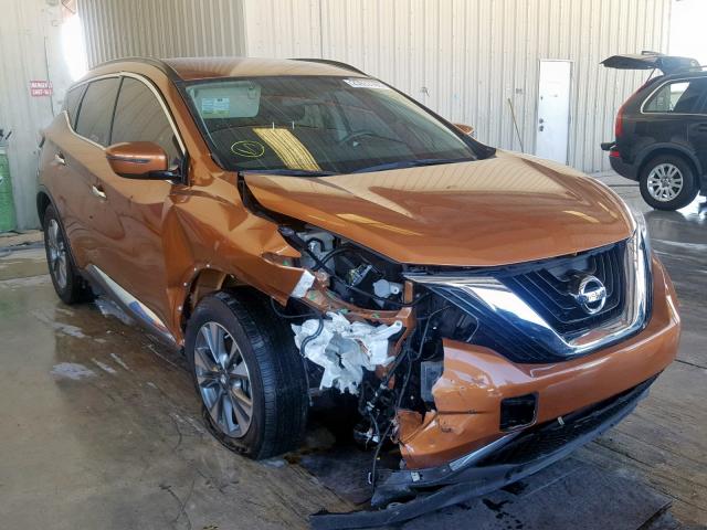 5N1AZ2MG0HN123613 - 2017 NISSAN MURANO S ORANGE photo 1