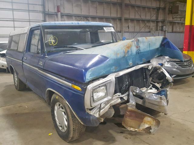 F10GRBJ5332 - 1978 FORD F100 PICKU BLUE photo 1