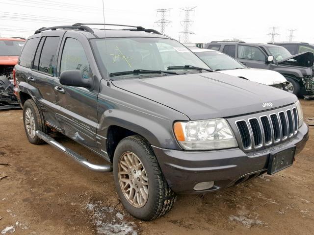 1J4GW58N03C596220 - 2003 JEEP GRAND CHER GRAY photo 1