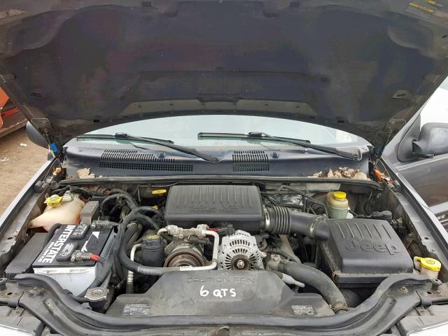 1J4GW58N03C596220 - 2003 JEEP GRAND CHER GRAY photo 7