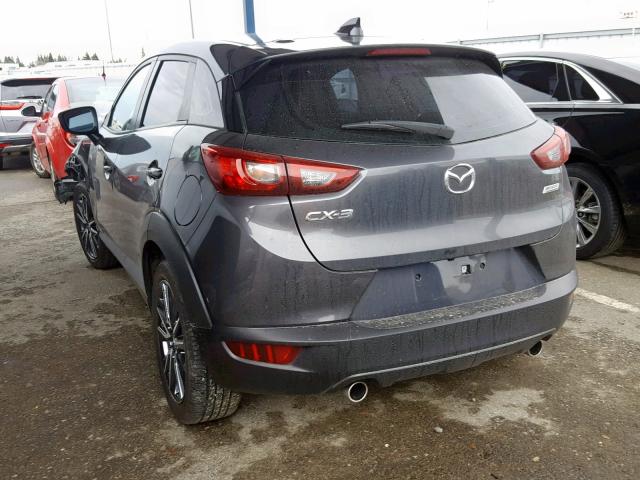 JM1DKDC75J0324977 - 2018 MAZDA CX-3 TOURI GRAY photo 3