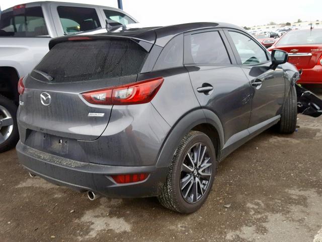 JM1DKDC75J0324977 - 2018 MAZDA CX-3 TOURI GRAY photo 4