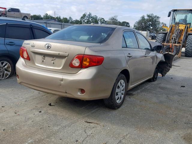 1NXBU4EE6AZ307588 - 2010 TOYOTA COROLLA BA GOLD photo 4