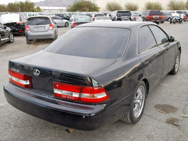 JT8BF28G6Y5084357 - 2000 LEXUS ES 300 BLACK photo 4