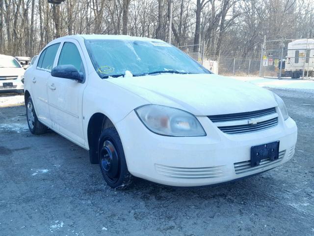 1G1AK55F487278209 - 2008 CHEVROLET COBALT LS WHITE photo 1