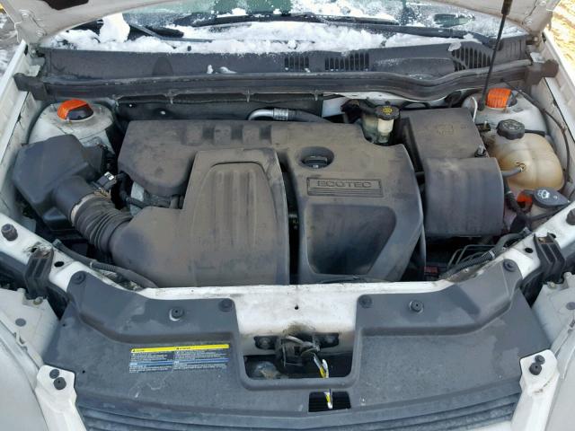 1G1AK55F487278209 - 2008 CHEVROLET COBALT LS WHITE photo 7