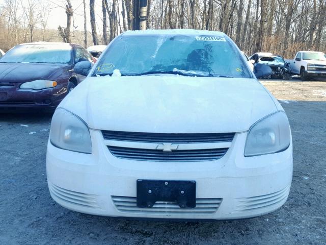 1G1AK55F487278209 - 2008 CHEVROLET COBALT LS WHITE photo 9