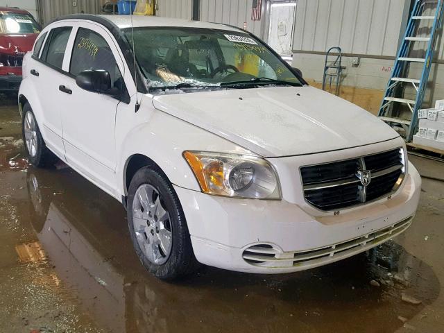 1B3HB48B17D540469 - 2007 DODGE CALIBER SX WHITE photo 1