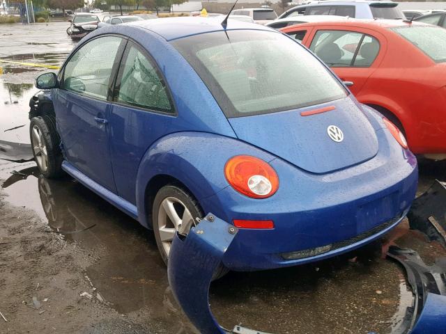 3VWSW31C57M515842 - 2007 VOLKSWAGEN NEW BEETLE Mavi foto 3