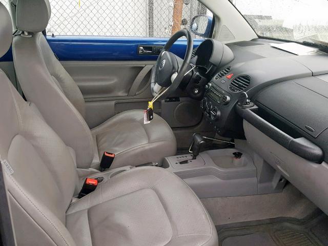 3VWSW31C57M515842 - 2007 VOLKSWAGEN NEW BEETLE Mavi foto 5