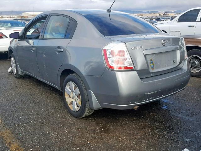 3N1AB61E99L664795 - 2009 NISSAN SENTRA 2.0 GRAY photo 3