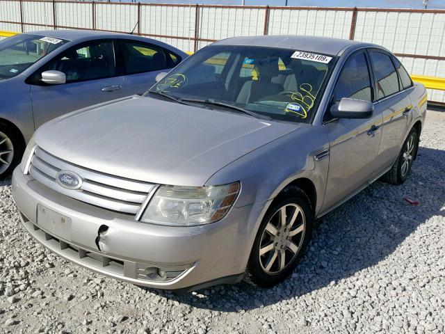 1FAHP24W28G126619 - 2008 FORD TAURUS SEL SILVER photo 2