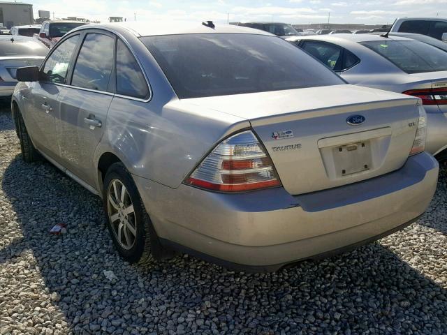 1FAHP24W28G126619 - 2008 FORD TAURUS SEL SILVER photo 3