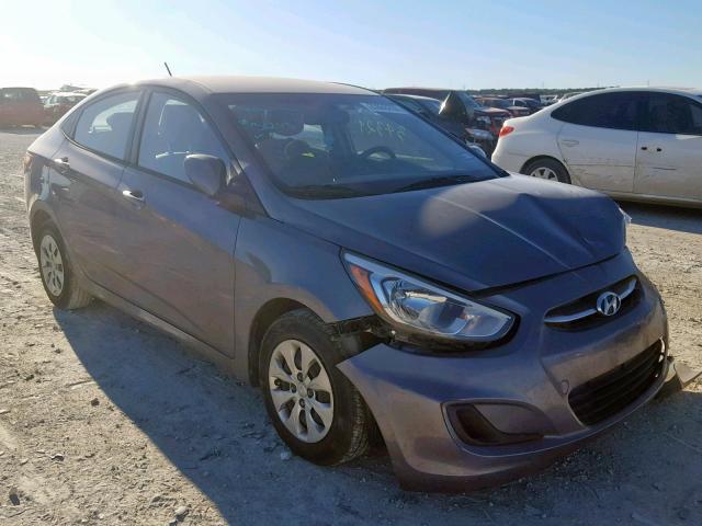 KMHCT4AE0GU114732 - 2016 HYUNDAI ACCENT SE GRAY photo 1