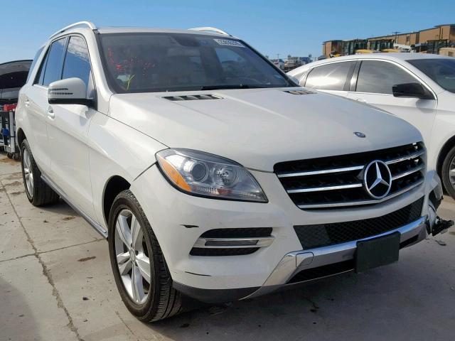 4JGDA5JB0DA146969 - 2013 MERCEDES-BENZ ML 350 WHITE photo 1