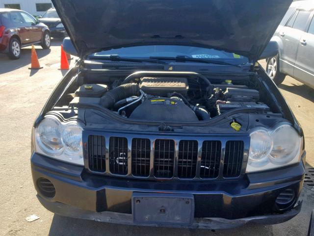 1J4HR48N76C250904 - 2006 JEEP GRAND CHER BLACK photo 7