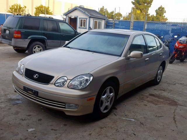 JT8BD68S9X0069607 - 1999 LEXUS GS 300 GOLD photo 2