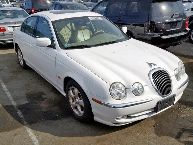 SAJDA01N42FM38031 - 2002 JAGUAR S-TYPE WHITE photo 1