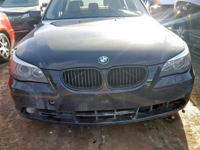 WBANF73587CU24181 - 2007 BMW 530 XI BLACK photo 9