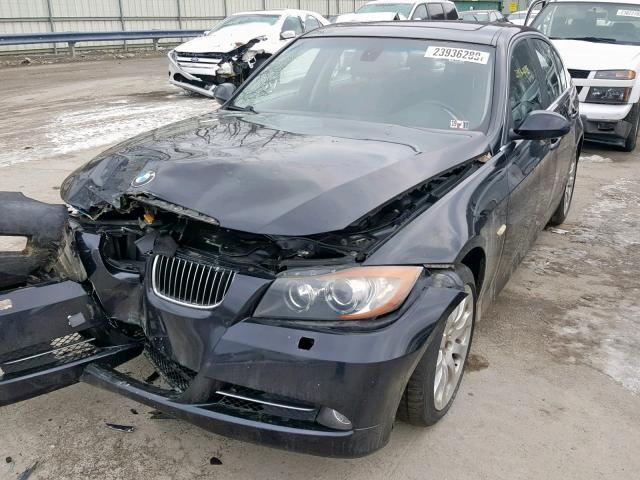 WBAVD33526KL51862 - 2006 BMW 330 XI BLACK photo 2