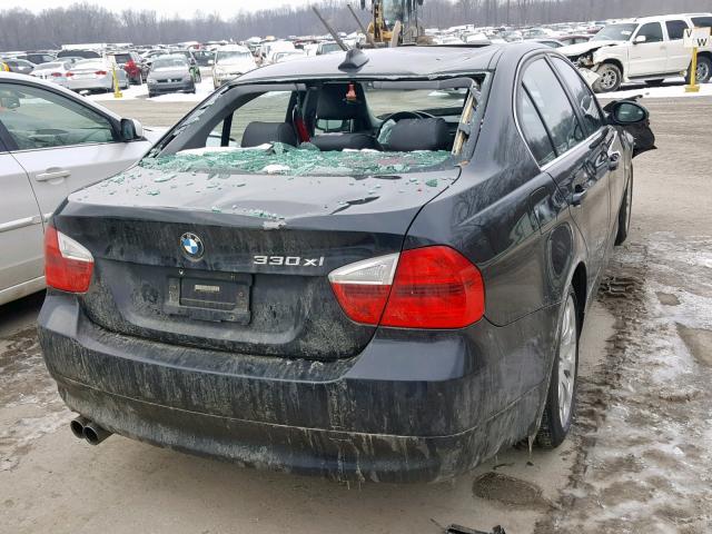 WBAVD33526KL51862 - 2006 BMW 330 XI BLACK photo 4