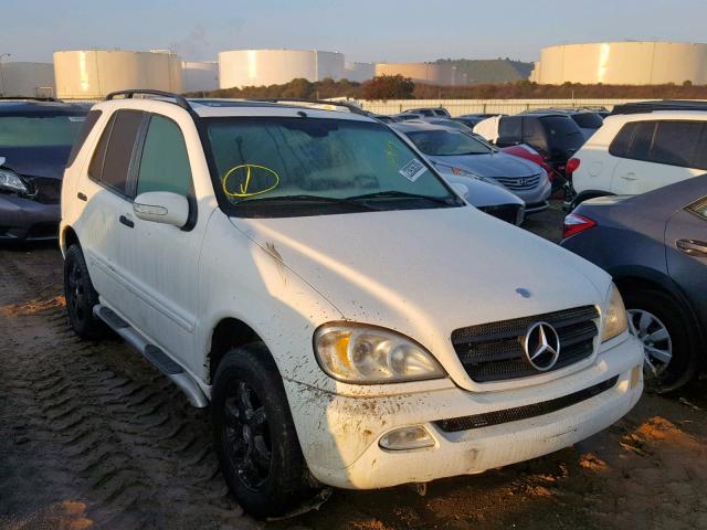 4JGAB54E62A351344 - 2002 MERCEDES-BENZ ML 320 WHITE photo 1