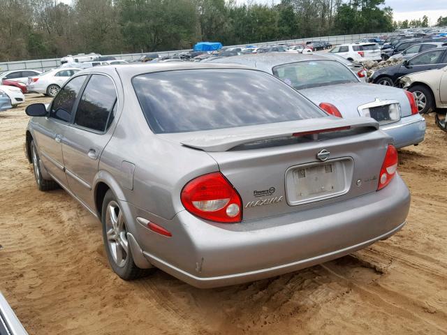 JN1CA31D51T827377 - 2001 NISSAN MAXIMA GXE GRAY photo 3