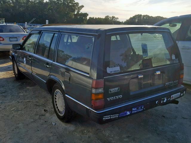 YV1GA8757L0034737 - 1990 VOLVO 760 GREEN photo 3