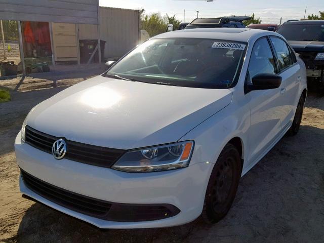 3VW2K7AJ2CM337044 - 2012 VOLKSWAGEN JETTA BASE Սպիտակ լուսանկար 2