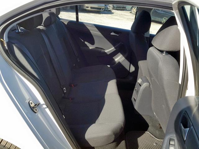 3VW2K7AJ2CM337044 - 2012 VOLKSWAGEN JETTA BASE Սպիտակ լուսանկար 6
