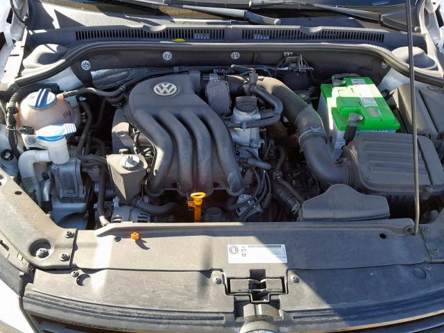 3VW2K7AJ2CM337044 - 2012 VOLKSWAGEN JETTA BASE Սպիտակ լուսանկար 7