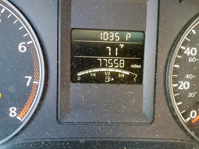 3VW2K7AJ2CM337044 - 2012 VOLKSWAGEN JETTA BASE Սպիտակ լուսանկար 8