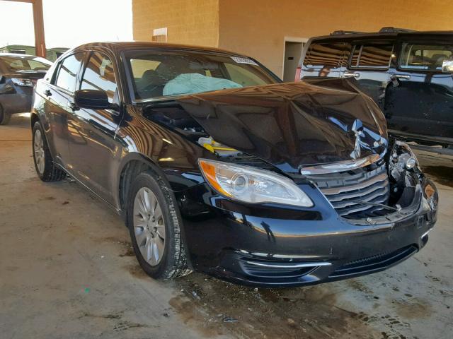 1C3CCBAB9EN211776 - 2014 CHRYSLER 200 LX BLACK photo 1