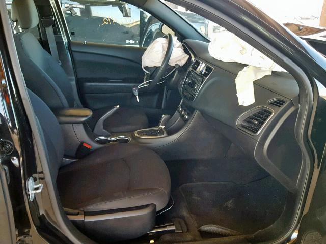 1C3CCBAB9EN211776 - 2014 CHRYSLER 200 LX BLACK photo 5