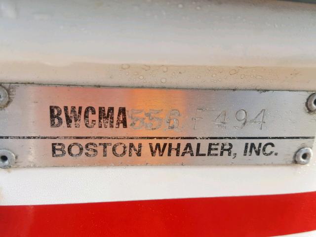 BWCMA556F494 - 1996 BOST BOAT WHITE photo 10