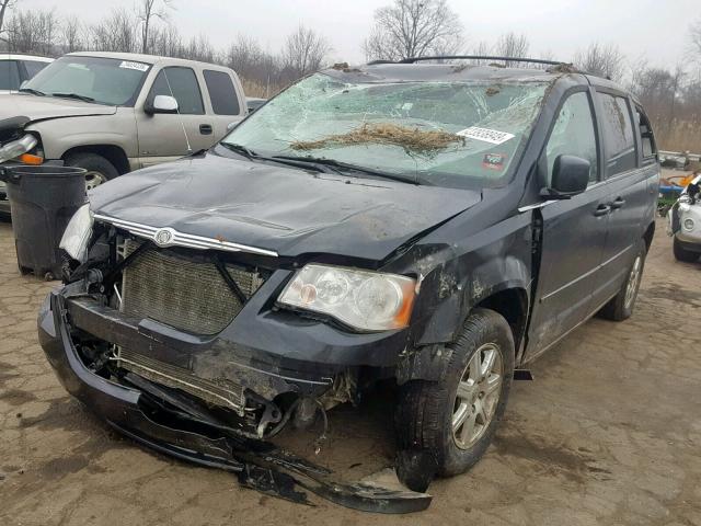 2A8HR54P88R767537 - 2008 CHRYSLER TOWN & COU Սև լուսանկար 2