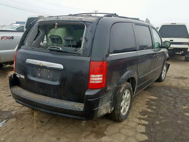 2A8HR54P88R767537 - 2008 CHRYSLER TOWN & COU Սև լուսանկար 4