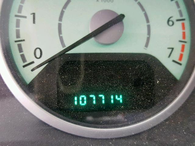 2A8HR54P88R767537 - 2008 CHRYSLER TOWN & COU Սև լուսանկար 8