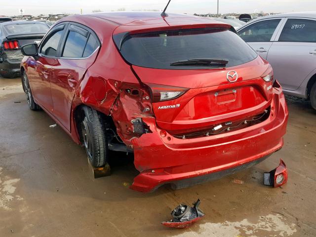 3MZBN1L35JM158318 - 2018 MAZDA 3 TOURING RED photo 3