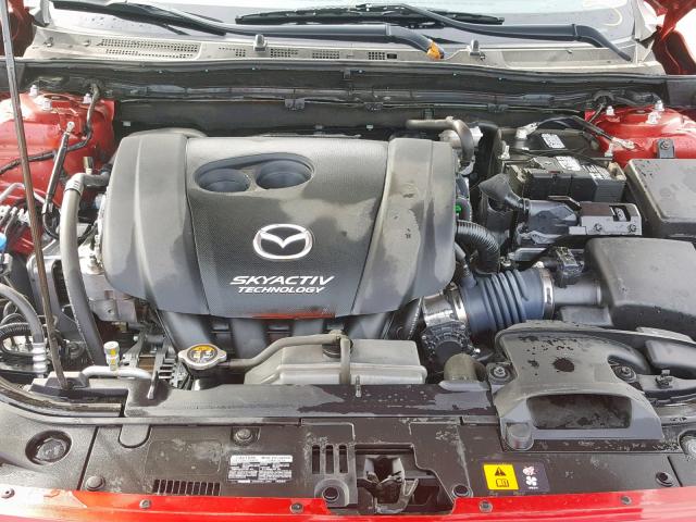 3MZBN1L35JM158318 - 2018 MAZDA 3 TOURING RED photo 7