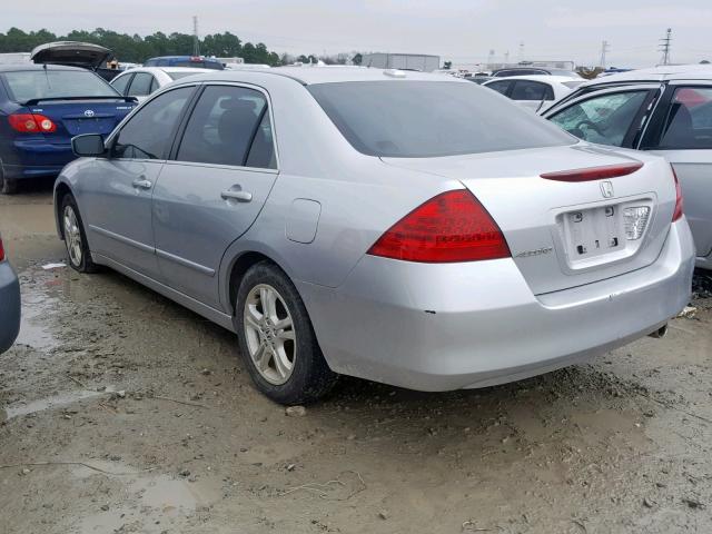 JHMCM56876C004130 - 2006 HONDA ACCORD EX SILVER photo 3