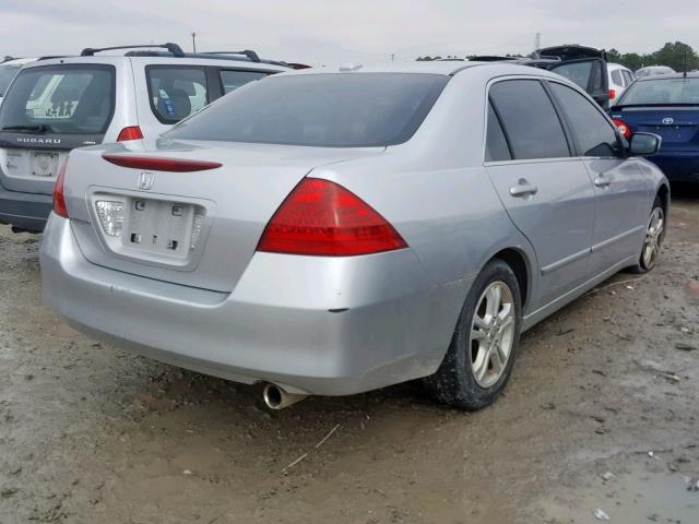 JHMCM56876C004130 - 2006 HONDA ACCORD EX SILVER photo 4