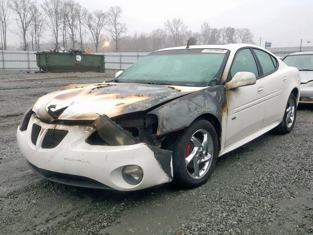 2G2WR524741343870 - 2004 PONTIAC GRAND PRIX WHITE photo 2