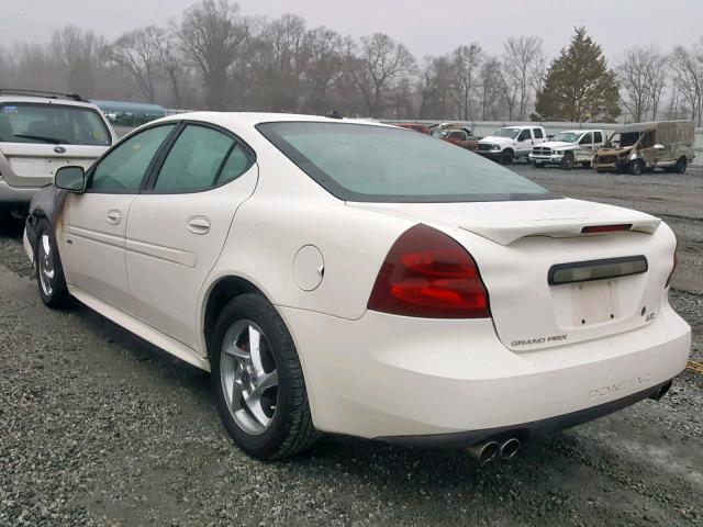 2G2WR524741343870 - 2004 PONTIAC GRAND PRIX WHITE photo 3